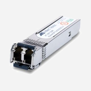 Allied Telesis AT-SP10SR Module SFP+ Fibre Optique 10.3Gbps 850nm LC Multimode 300m, Tx -5 à -1.8dBm, Rx -30 à -11.1dBm, 1W, RoHS, 0-70°C - Miniature 1