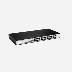 D-Link DGS-1210-26 Switch Gigabit Ethernet L2 Géré, 24 Ports RJ-45 10/100/1000, 2 SFP, 52 Gbit/s, QoS, VLAN, Spanning Tree, Port Mirroring - Miniature 2