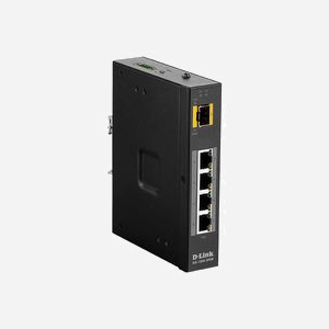 D-Link DIS-100G-5PSW Switch L2 Non-Géré 4x Gigabit Ethernet PoE+ 1x SFP, Capacité 10 Gbit/s, MAC 2000, -40°C à 75°C, Alimentation 12-58V DC - Miniature 1