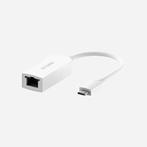 D-Link Adaptateur USB-C vers Ethernet 2.5G DUB-E250 - Interface USB Type-C, RJ-45, Débit 2500 Mbit/s, Compatible Windows/macOS, IEEE 802.3bz - Miniature 4
