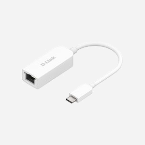 D-Link Adaptateur USB-C vers Ethernet 2.5G DUB-E250 - Interface USB Type-C, RJ-45, Débit 2500 Mbit/s, Compatible Windows/macOS, IEEE 802.3bz - Miniature 3