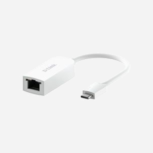 D-Link Adaptateur USB-C vers Ethernet 2.5G DUB-E250 - Interface USB Type-C, RJ-45, Débit 2500 Mbit/s, Compatible Windows/macOS, IEEE 802.3bz - Miniature 2