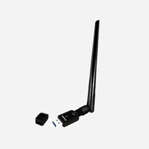 D-Link DWA-185 Adaptateur USB 3.2 Gen 1 WLAN Wi-Fi 5 (802.11ac) 867 Mbit/s Bi-bande 2.4/5 GHz avec sécurité WPA2 et support Windows/macOS/Linux