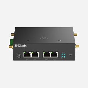 D-Link DWM-314-G Routeur 4 Gigabit Ethernet, WAN Ethernet/DSL, Emplacement SIM, USB 3G/4G, OpenVPN/WireGuard, Température -30°C à 70°C - Miniature 1