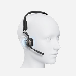 SHOKZ C610-AC-BK Casque sans Fil Bluetooth USB Type-C, Crochets Auriculaires pour Bureau/Centre d'Appels, Microphone à Suppression de Bruit, 78g - Miniature 5
