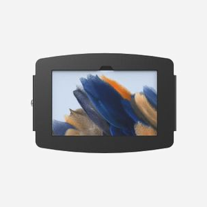 Compulocks 105GA8SB Support Antivol Aluminium Noir pour Tablette Samsung Galaxy Tab A8 10.5" - Montage Mural, Serrure à Clé, Gestion Câbles, 762g