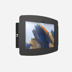 Compulocks 105GA8SB Support Antivol Aluminium Noir pour Tablette Samsung Galaxy Tab A8 10.5" - Montage Mural, Serrure à Clé, Gestion Câbles, 762g - Miniature 2