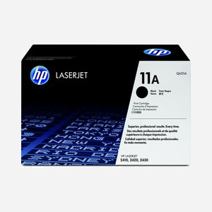 Cartouche Toner HP LaserJet Q6511A Noir Original - 6000 pages (ISO/IEC 19752) - Pour LaserJet 2410/2420/2430 - 1.25 kg - Miniature 1