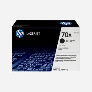 HP Toner LaserJet Noir Q7570A - Compatibilité M5025/M5035 - Rendement 15000 pages (ISO/IEC 19752) - Cartouche Standard - Technologie Laser - Miniature 1