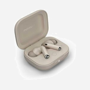 Motorola Moto Buds+ Écouteurs Bluetooth 5.3 Sable : Intra-aural, ANC, Dolby Atmos, Autonomie 8h/38h (boîtier), Recharge USB/Sans fil, IPX4 - Miniature 4