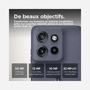 Motorola Edge 50 Neo Grisaille : Écran 6.36" pOLED 120Hz, MediaTek 7300, 12Go RAM, 512Go, Double SIM 5G, Android 14, Caméra 50MP OIS - Miniature 5