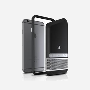 ZAGG IP6ZSC-BK0 Coque iPhone 6/6s 4.7" Noire avec Haut-Parleur Bluetooth Amovible et Batterie Externe 1800mAh (Autonomie 8h) - Miniature 2
