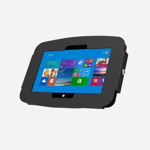 Compulocks Support Antivol 540GEB pour Tablette 12" Microsoft Surface Pro, Aluminium Noir, Serrure à Clé, 300x20x230mm