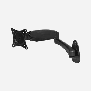 Support mural ARCTIC W1-3D pour écran 13"-32" (33-81.3cm), VESA 75x75/100x100, charge max 8kg, inclinaison ±45°, rotation 360°, aluminium noir - Miniature 4