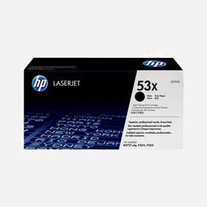 Toner HP LaserJet Q7553X Noir Original Haute Capacité (XL) 7000 pages ISO/IEC 19752 - Imprimantes compatibles HP 53 - 390x122x196mm - 1kg - Miniature 1