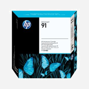 HP Cartouche de Maintenance DesignJet 91 C9518A : Jet d'encre, 294x63x265mm, HP DesignJet Z6100 Printer series - Miniature 1