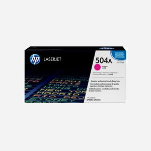 HP Toner LaserJet 504A Magenta Original CE253A, Rendement Standard 7000 pages, 10-30°C, 390x164x206mm, pour Imprimantes LaserJet Compatibles - Miniature 1