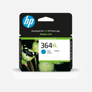 Cartouche d'encre HP 364XL Cyan CB323EE, Jet d'encre, Dye-based, 750 pages, Haute capacité, DeskJet/OfficeJet/Photosmart - Miniature 2