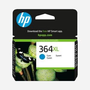 Cartouche d'encre HP 364XL Cyan CB323EE, Jet d'encre, Dye-based, 750 pages, Haute capacité, DeskJet/OfficeJet/Photosmart - Miniature 1
