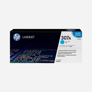 HP Toner LaserJet 307A Cyan CE741A, Rendement Standard 7300 pages, Technologie Laser, 17% Matériaux Recyclés, 492x188x225 mm - Miniature 1