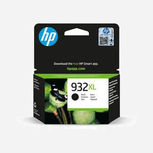 HP 932XL Cartouche d'encre noire pigmentée, haut rendement (1000 pages), 22.5 ml, Original CN053AE, pour imprimantes jet d'encre HP 932 - Miniature 1