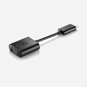 HP Adaptateur HDMI Mâle vers VGA Femelle - 0.045m - Noir - Compatible HP Folio, Envy, SpectreXT, ProBook, séries 400 et 600. - Miniature 2