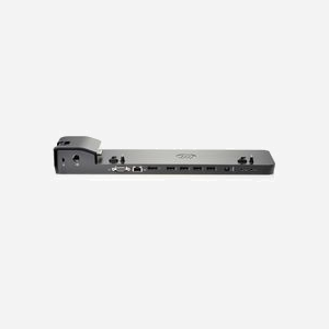 HP Station d'Accueil UltraSlim 2013 (D9Y32AA#ABB) : 4x USB 3.2 Gen 1, 2x DisplayPort, VGA, Ethernet, Audio, Compatibilité HP EliteBook, 44x368x107mm, 760g - Miniature 5