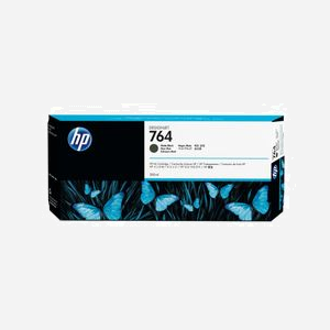 HP Cartouche d'encre 764 Noir Mate (C1Q16A) - Encre Pigmentée 300ml - HP DesignJet T3500 - Standard Yield - Température Opération 5-40°C