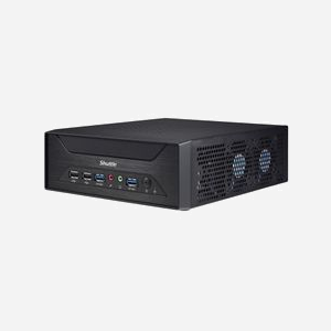 Shuttle XPC slim Barebone XH510G - Socket LGA 1200, Intel H510, DDR4 SO-DIMM (Max 64GB), PCI-E 4.0 x16, 2x M.2, SATA III, DP 1.4, HDMI 2.0a - Miniature 2