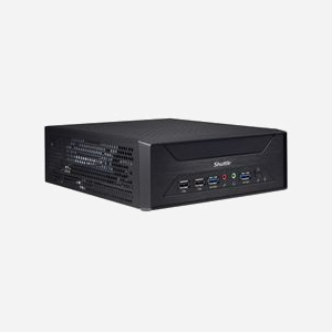 Shuttle XPC slim Barebone XH510G - Socket LGA 1200, Intel H510, DDR4 SO-DIMM (Max 64GB), PCI-E 4.0 x16, 2x M.2, SATA III, DP 1.4, HDMI 2.0a - Miniature 1