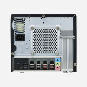 Shuttle XPC cube Barebone SW580R8, Intel W580, LGA1200, DDR4, 4x LAN (2x 1GbE + 2x 2.5GbE), 4x 3.5" HDD bays, PCIe 4.0, Alimentation 500W - Miniature 3