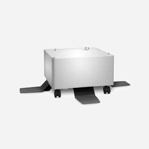 Armoire HP B5L51A Gris pour Imprimantes Color LaserJet Enterprise M553n/dn/x/dh/dnm/xm, Dimensions 884.7x867.8x292.1mm, Poids 17.2kg - Miniature 2