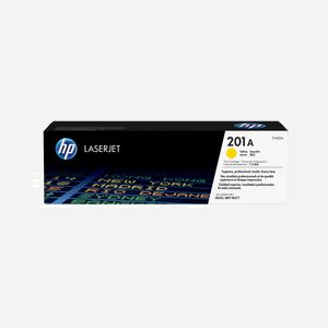 HP Toner LaserJet 201A Jaune CF402A - Rendement Standard 1330 pages - Technologie d'impression Laser - Dimensions 363x96x111mm - Pour Moyenne Entreprise