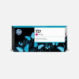 HP 727 Cartouche d'encre DesignJet Magenta F9J77A, Encre à Colorant 300ml, Compatible HP DesignJet T920/T1500/T930/T1530/T2530/T2500 eMFP