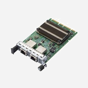 Lenovo 4XC7A08236 Carte Réseau Interne Ethernet 10GbE, 2 Ports RJ-45, PCI Express 3.0, Format OCP 3.0, Compatible Windows/Linux, Serveur