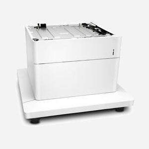 Bac à papier HP P1B10A 550 feuilles avec socle Color LaserJet - Compatibilité Enterprise M652/M653/M681/M682 - Dimensions 657x657x450mm - Miniature 2