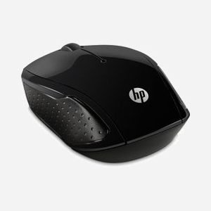 HP Souris Sans Fil 200, 2.4 GHz, 1000 DPI, Optique, 2 Boutons, Ambidextre, Portée 10m, USB Type-A, Windows/macOS/ChromeOS, Noir - Miniature 3