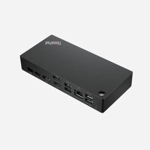 Lenovo ThinkPad Universal Thunderbolt 4 Smart Dock - 4x USB 3.2 Gen 1, 1x USB-C, HDMI 2.1, 2x DisplayPort 1.4, Ethernet RJ-45, 100W - Miniature 3