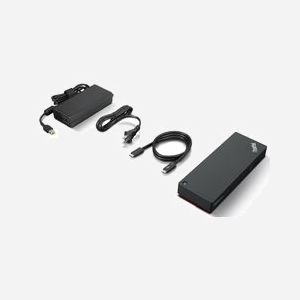 Lenovo ThinkPad Universal Thunderbolt 4 Smart Dock - 4x USB 3.2 Gen 1, 1x USB-C, HDMI 2.1, 2x DisplayPort 1.4, Ethernet RJ-45, 100W