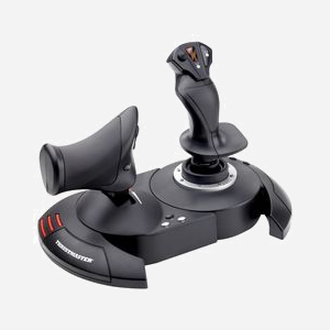 Thrustmaster T.Flight Hotas X Joystick PC - 12 Boutons, 5 Axes, Manette des gaz intégrée, Double gouvernail, Compatible Windows XP SP3/Vista SP1 - Miniature 2