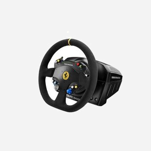 Thrustmaster TS-PC Racer Ferrari 488 Challenge Edition - Volant USB 2.0 Analogique/Numérique PC - Croix directionnelle, Bouton Démarrer - Noir Métal - Miniature 4