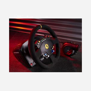Thrustmaster TS-PC Racer Ferrari 488 Challenge Edition - Volant USB 2.0 Analogique/Numérique PC - Croix directionnelle, Bouton Démarrer - Noir Métal - Miniature 5