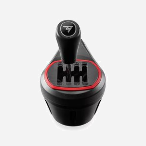 Thrustmaster TH8S Shifter Add-on : Levier de vitesse racing noir/rouge, USB Type-A vers USB-C, 130x220x240mm, PS5/PS4/Xbox One/Series X|S - Miniature 5