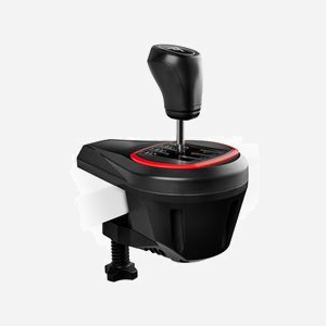 Thrustmaster TH8S Shifter Add-on : Levier de vitesse racing noir/rouge, USB Type-A vers USB-C, 130x220x240mm, PS5/PS4/Xbox One/Series X|S - Miniature 3