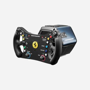 Thrustmaster Ferrari 488 GT3 Volant PC Analogique/Numérique avec fil, 11 boutons programmables, compatible Windows 10/8/7, noir charbon (Ref: 4060263) - Miniature 3