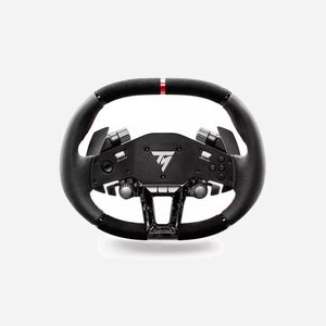 Thrustmaster Hypercar Wheel Add-On : Volant PC/PS5/PS4, cuir/Alcantara, 25 boutons, palettes magnétiques, compatible T818/T598, Windows 10/11 - Miniature 1