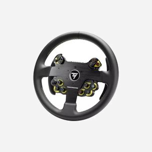 Thrustmaster Evo Racing 32R Leather : Volant 32cm PC/PS4/PS5/Xbox, 25 boutons, Palettes magnétiques, Revêtement cuir, Plastron aluminium - Miniature 5