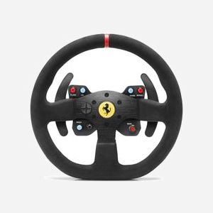 Thrustmaster T300 Ferrari Integral Racing Wheel Alcantara Edition - Volant et Pédalier PC, PlayStation 3/4 - Technologie Analogique/Numérique - Retour de Force - Miniature 3