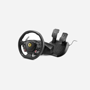 Thrustmaster T80 Ferrari 488 GTB Edition - Volant et Pédales - PC, PlayStation 4/5 - 11 Boutons - Angle 240° - Connectivité Filaire - Miniature 1