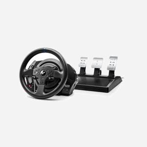 Thrustmaster T300 RS GT Volant + Pédalier PC/PS4/PS3, Diamètre 28cm, Palettes Métal, Technologie H.E.A.R.T., Force Feedback Brushless